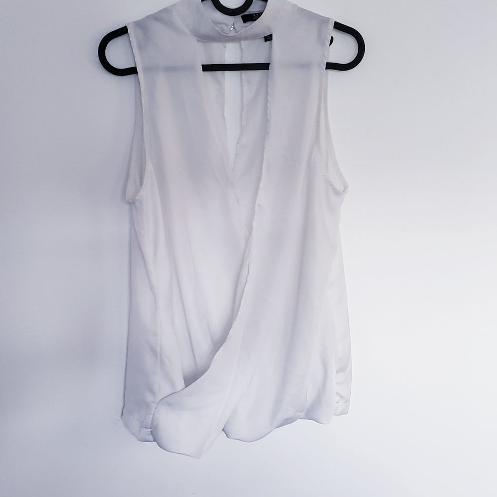 Revamped Fancy pure white shirt